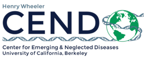 CEND Logo: Center for emerging and neglected diseases at the university of california, Berkely