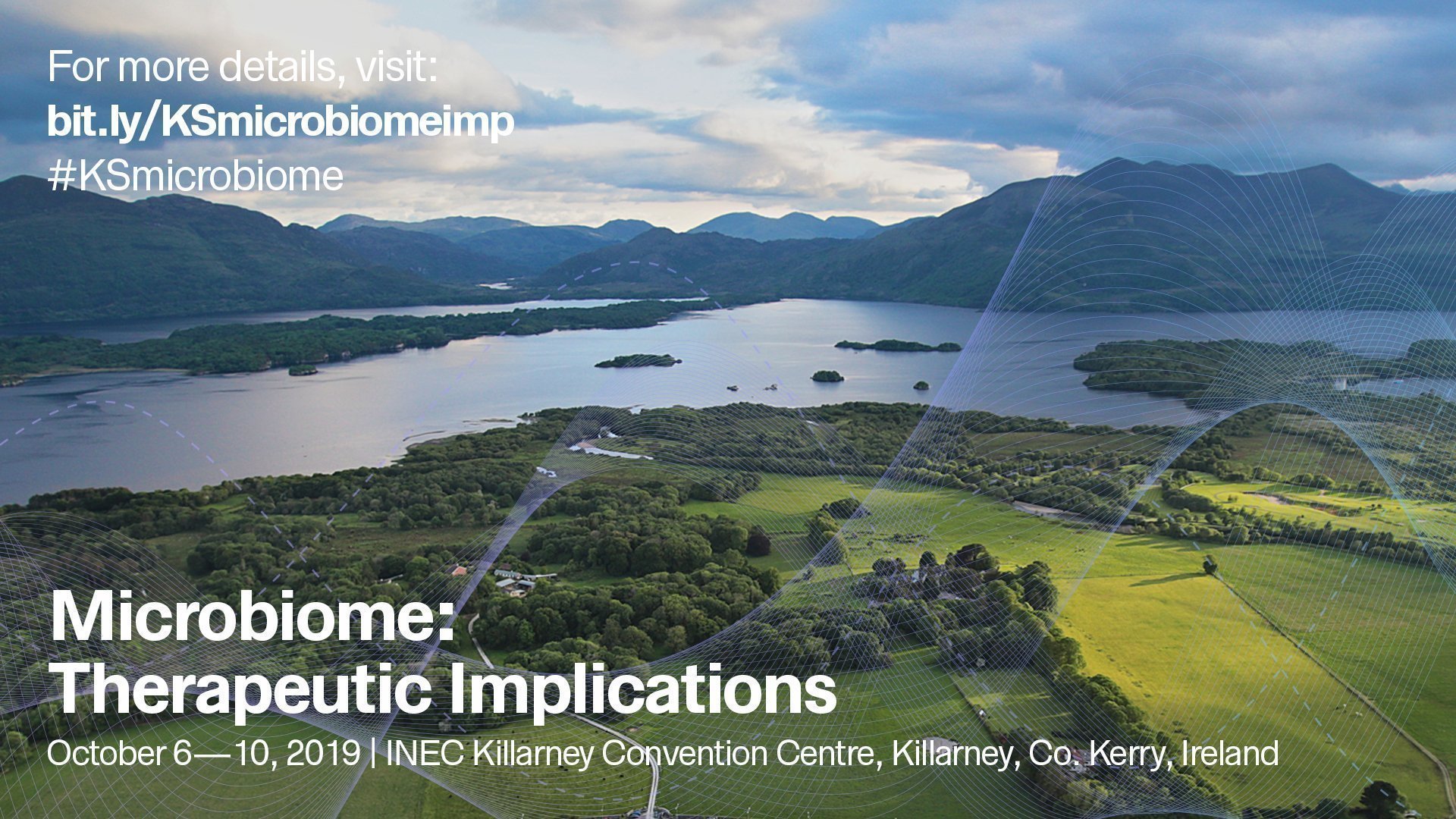 Meeting invite for meeting in Killarney Ireland: Microbiome: therapeutic implications from October 6th to the 10th. 