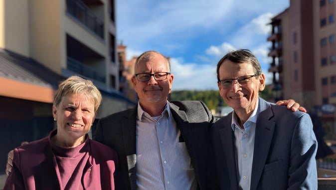 Keystone Symposia Leadership, Nancy Brown, Jamie Baumgartner and Walter Moos
